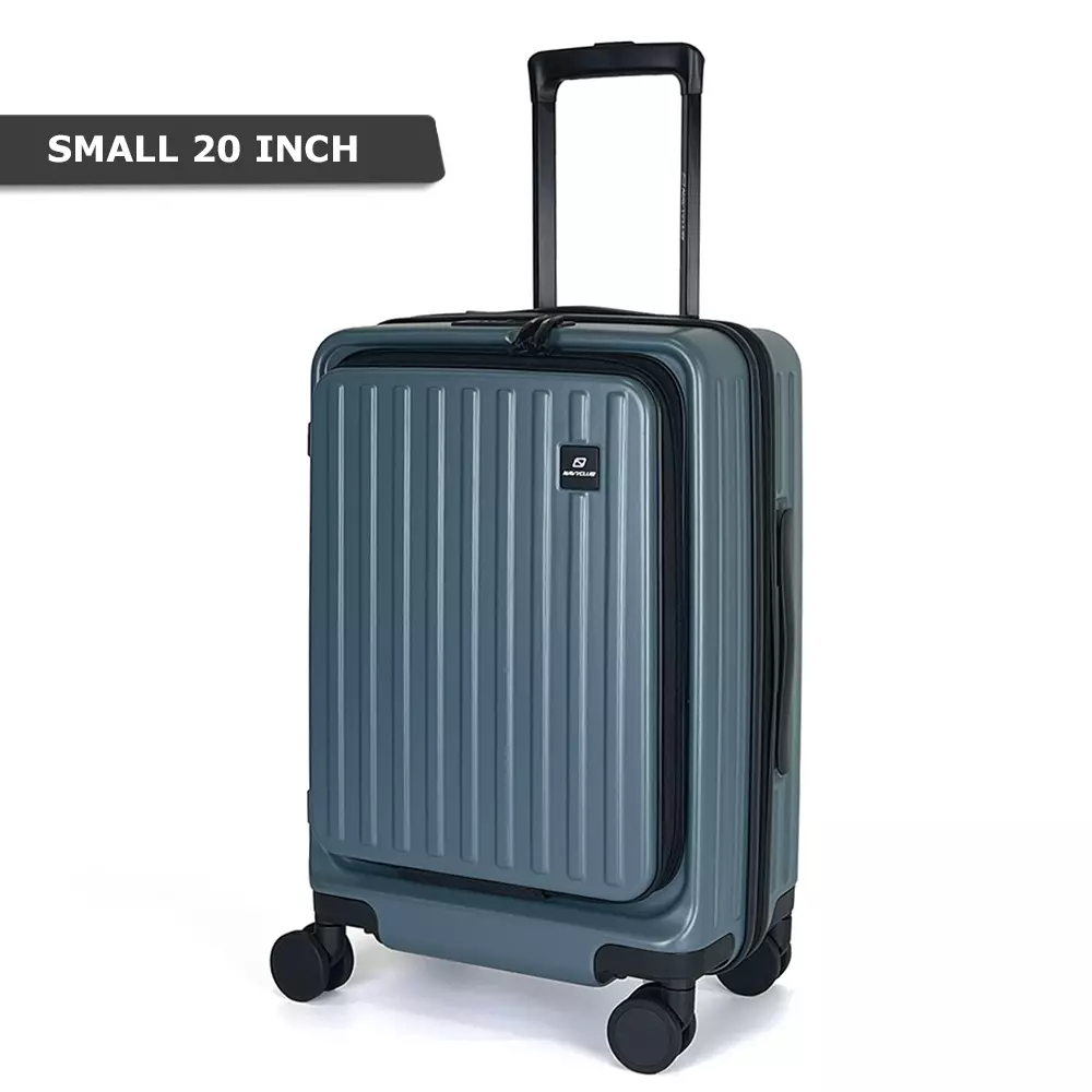 Navy Club Emerald Koper Hardcase PC - 4 Roda Putar TSA Lock - Size 20 Inch