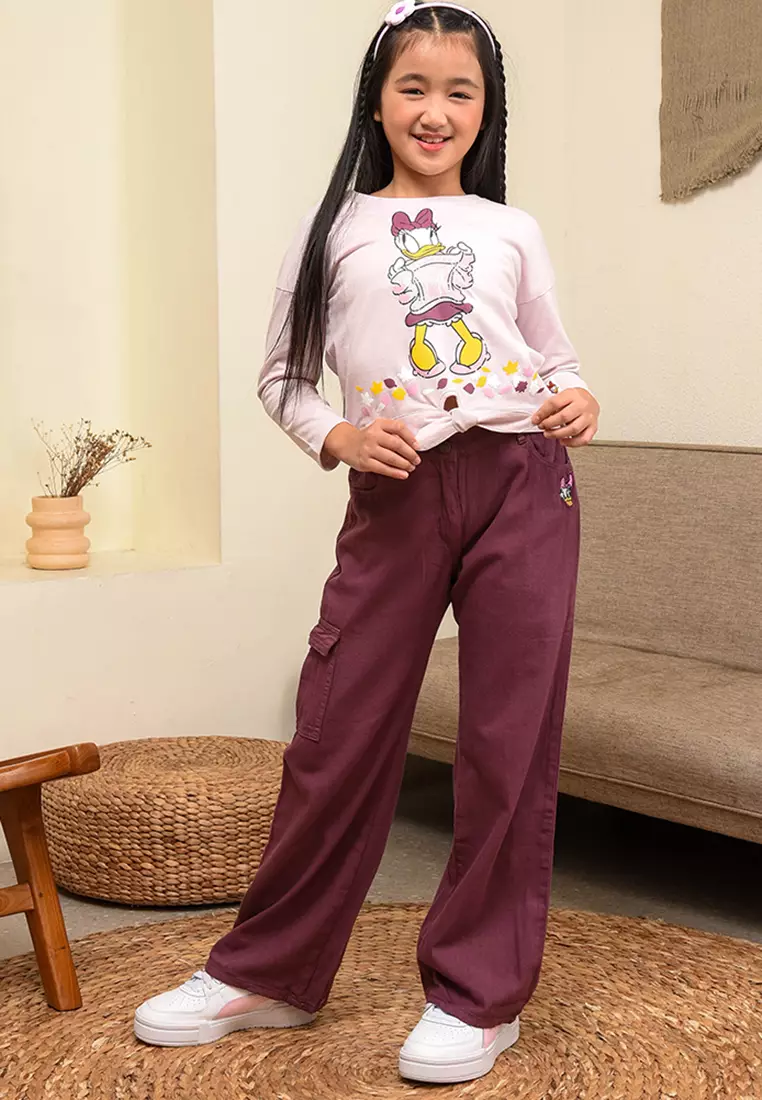 Long sleeves t-shirt girl/ Kaos lengan panjang anak perempuan/ Daisy Too Cute