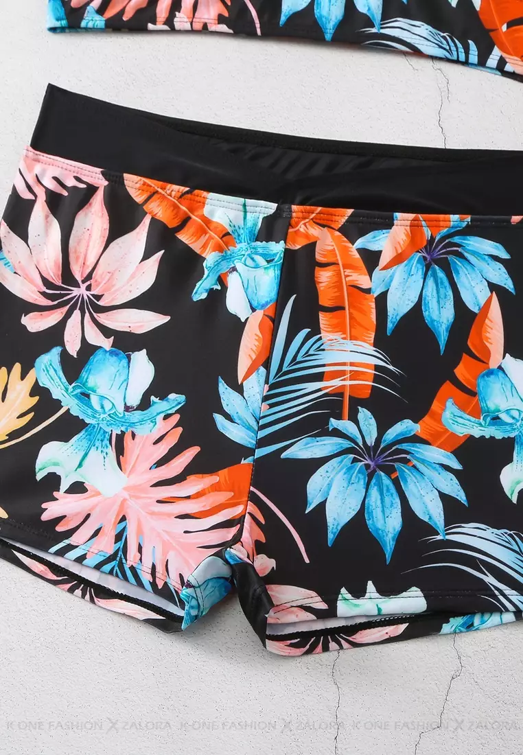 (2pcs)Sexy Printed Bikini Swimsuit