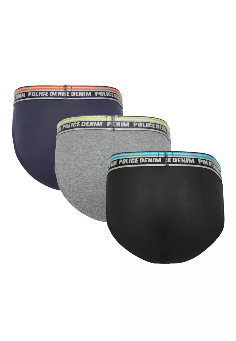 POLICE Celana Dalam Cotton Spandex Premium Pria