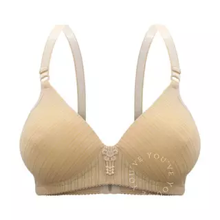 WIMIU HEMAT 5PCS BELI 3 GRATIS 2 Bh Wanita Bra Wanita Tanpa Kawat Busa Sedang Cup B Be Ha Wanita Perempuan 100073