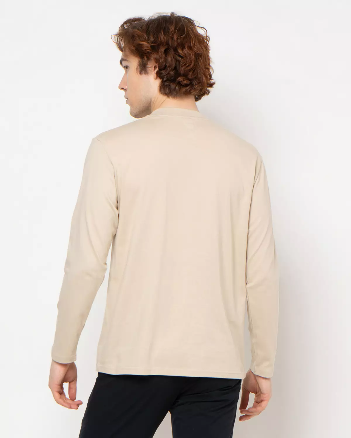 Country Fiesta Basic T-Shirt Long Bodysize Kaos Polos Heavyweight Blonde - 01TSL00144