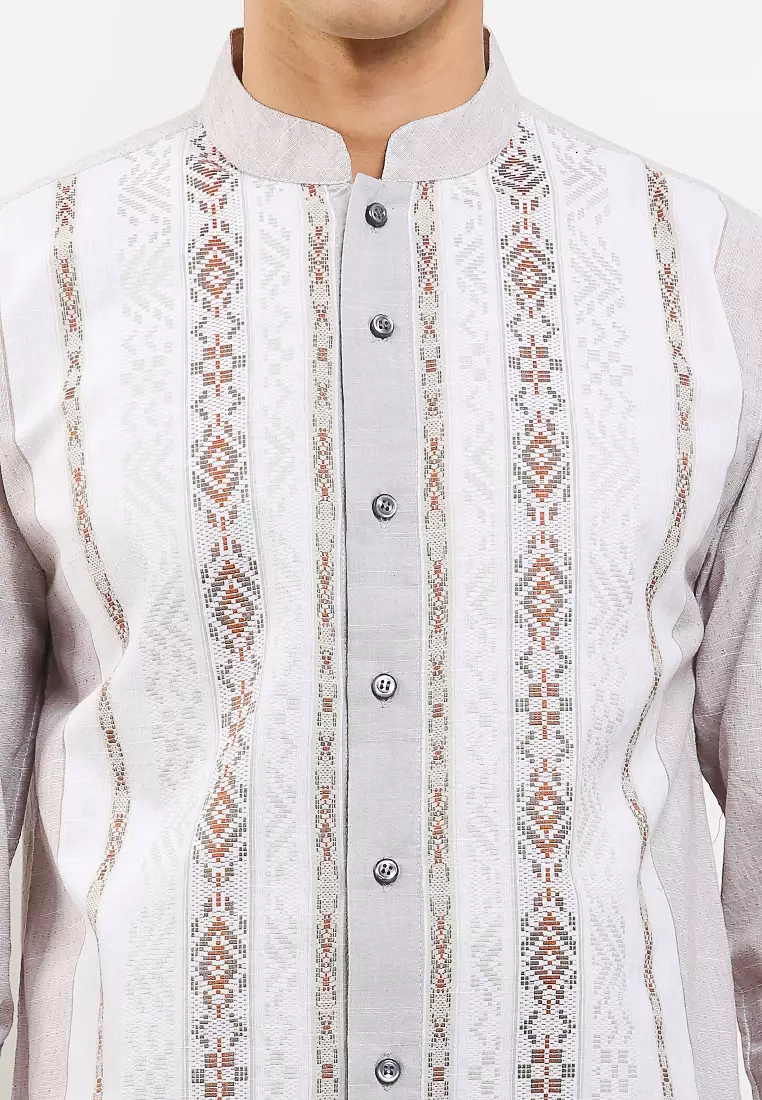 Smooth Suede Long Baju Koko