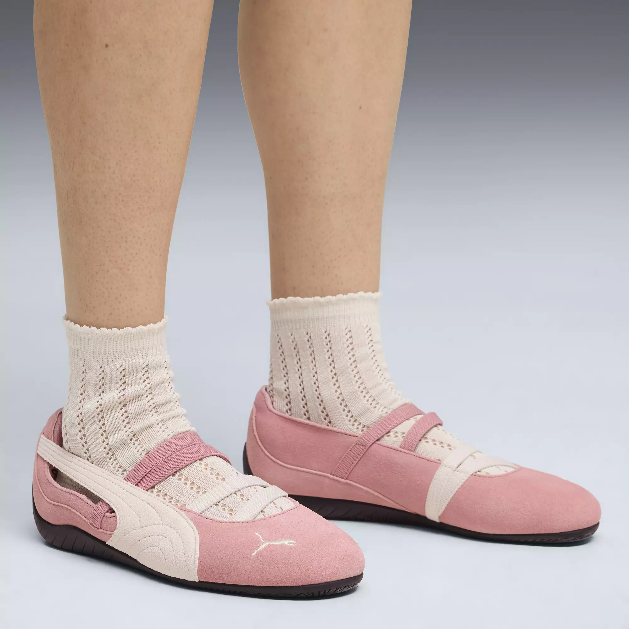 PUMA Women's Speedcat Ballet Suede Shoes.