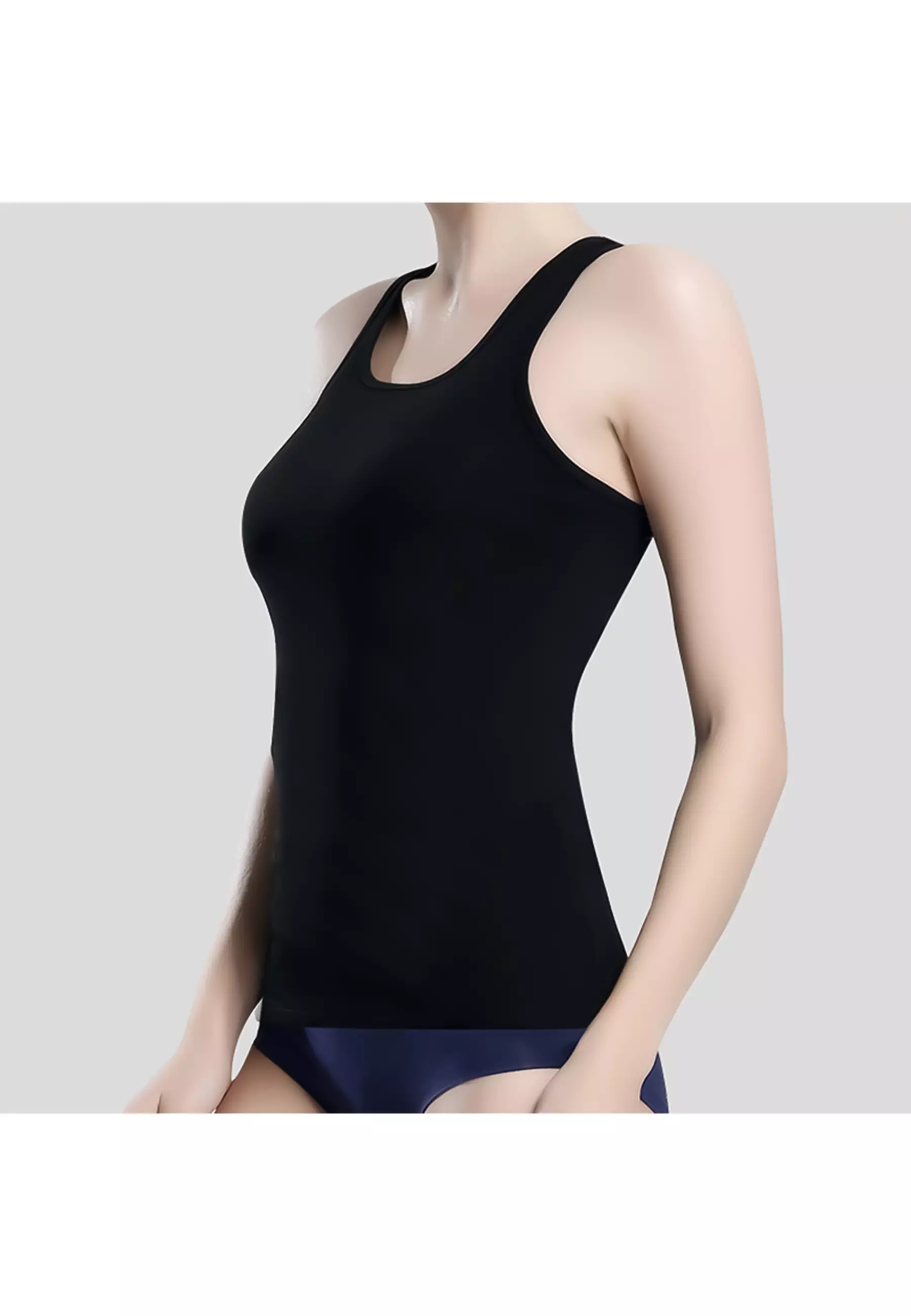 Koton Damen Tanktop – Spaghetti-Träger, Quadratischer Ausschnitt, In Rot