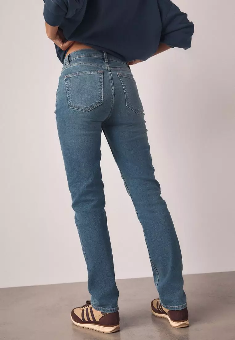 Mid Rise Stretch Slim Jeans