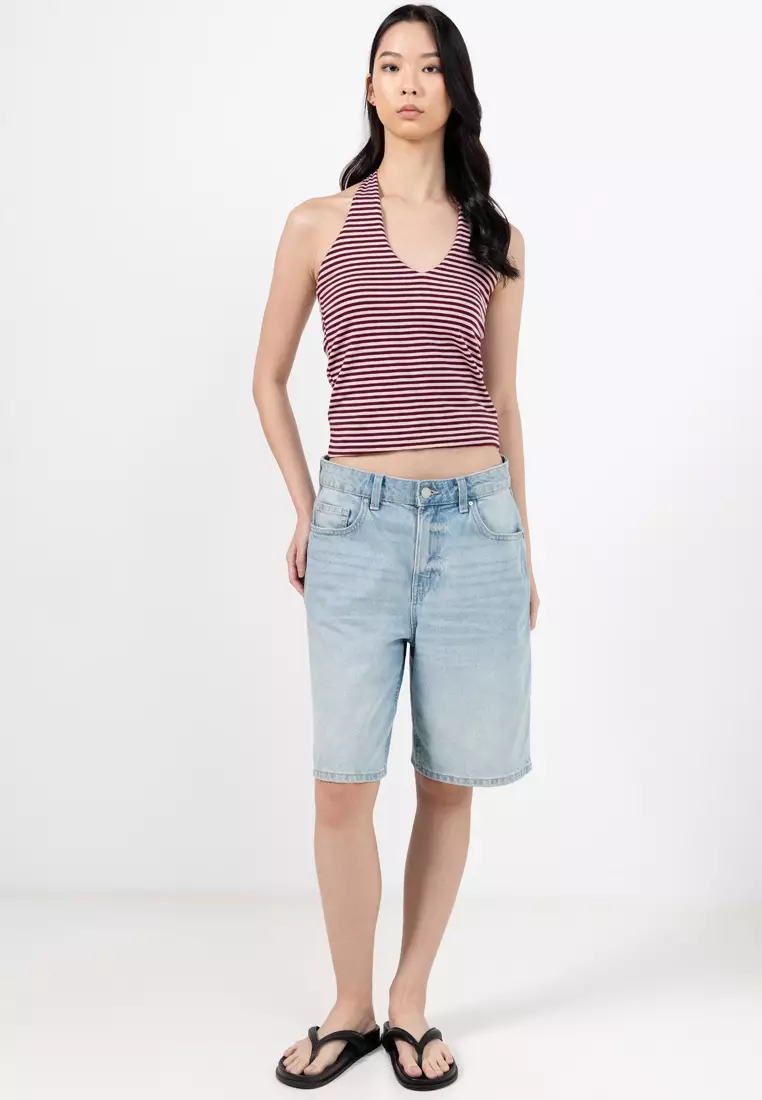 All Day V-Neck Halter Top