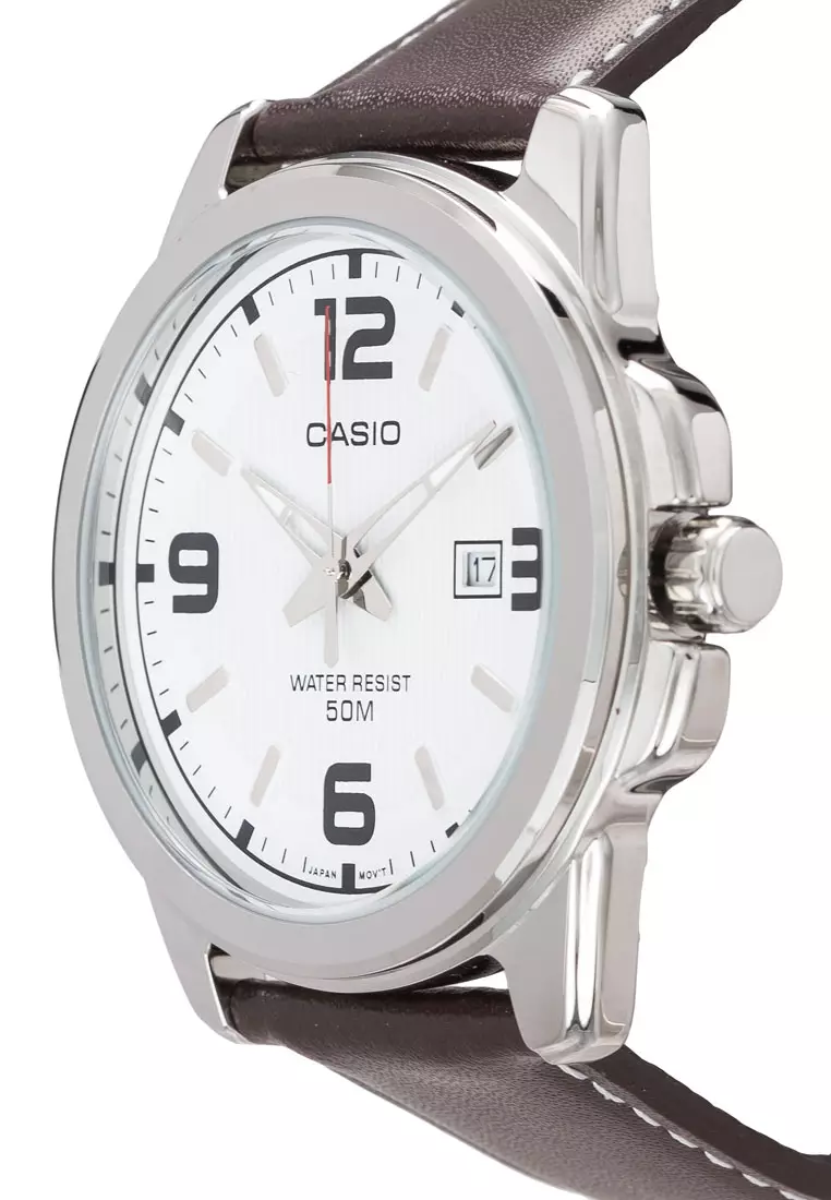 CASIO Jam Tangan MTP-1314L-7A Coklat