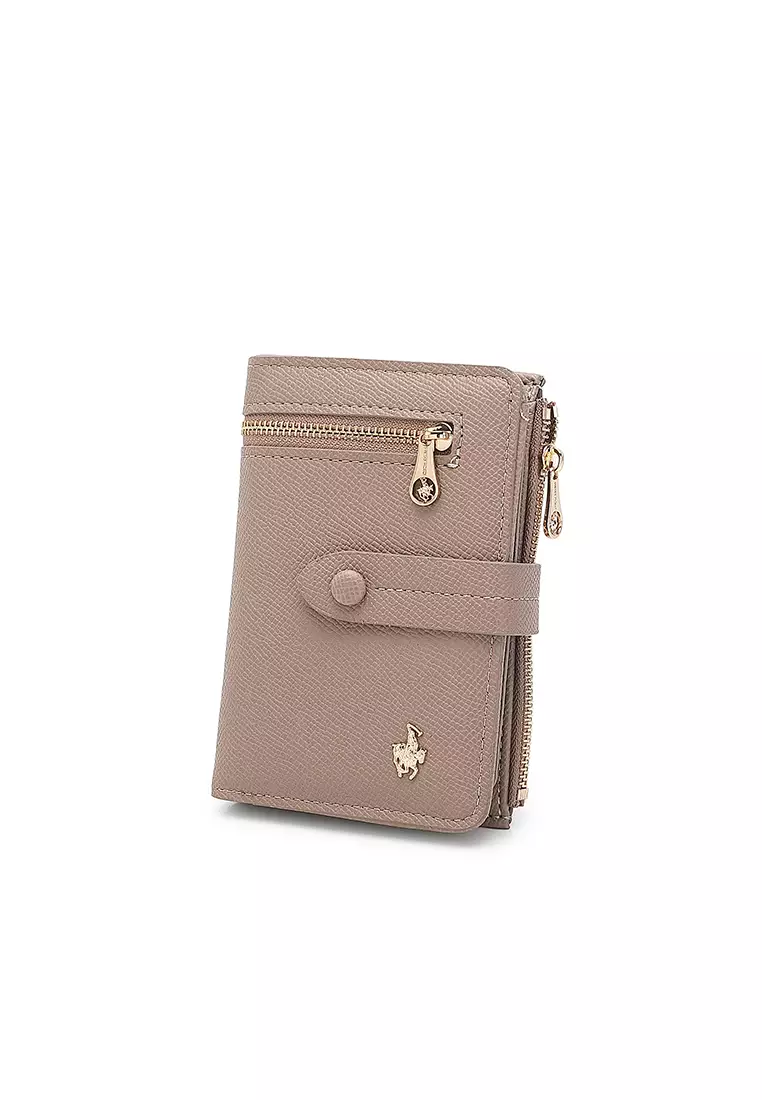 Women's Short Purse / Wallet - Dark Beige