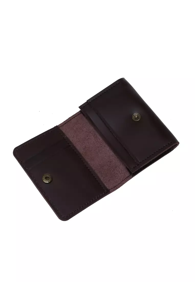 Zackly Dompet Kartu Card Holder Wallet Handmade Banyak Slot Material Genuine Leather Kulit 026 ORIGINAL - Brown