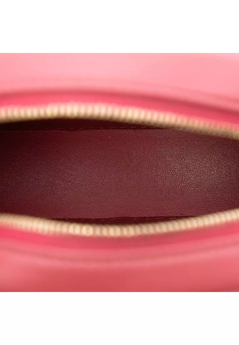 Pre-Loved Celine Small Calfskin Cuir Triomphe Oval Crossbody