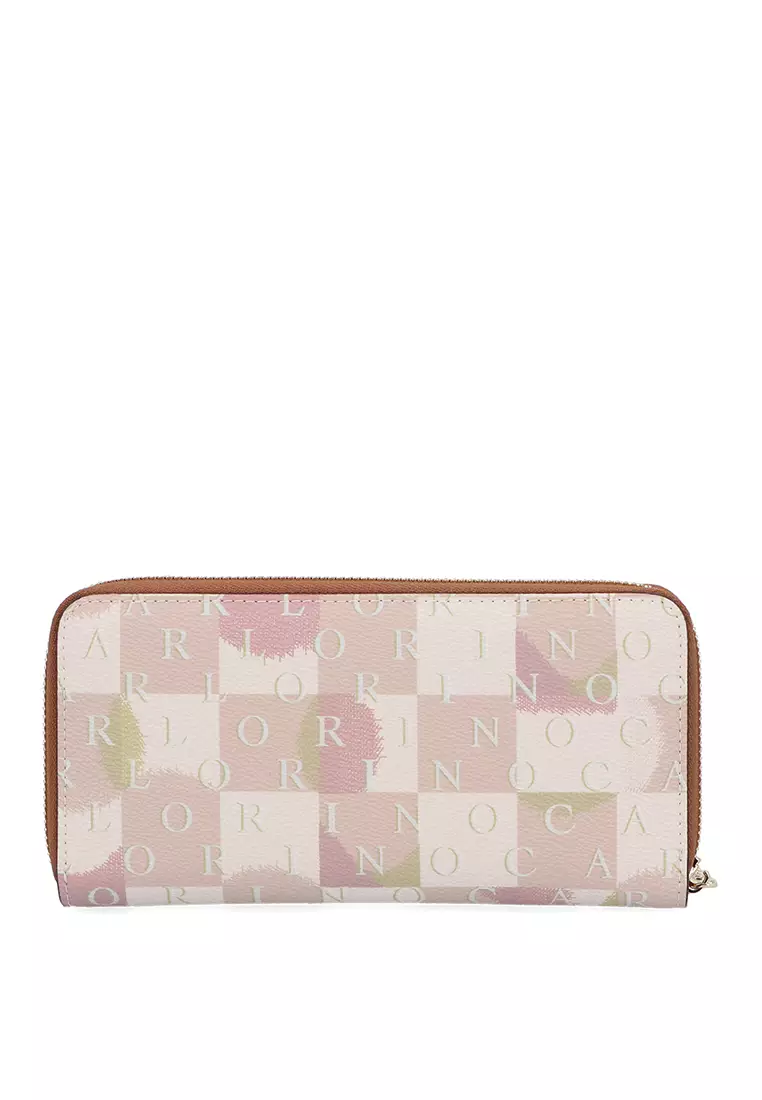 Dark Beige The Camo Zip Around Wallet