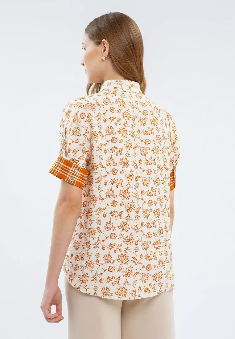 MINIMAL CANTIKA SHIRT ICE GINGER Warna ICE GINGER