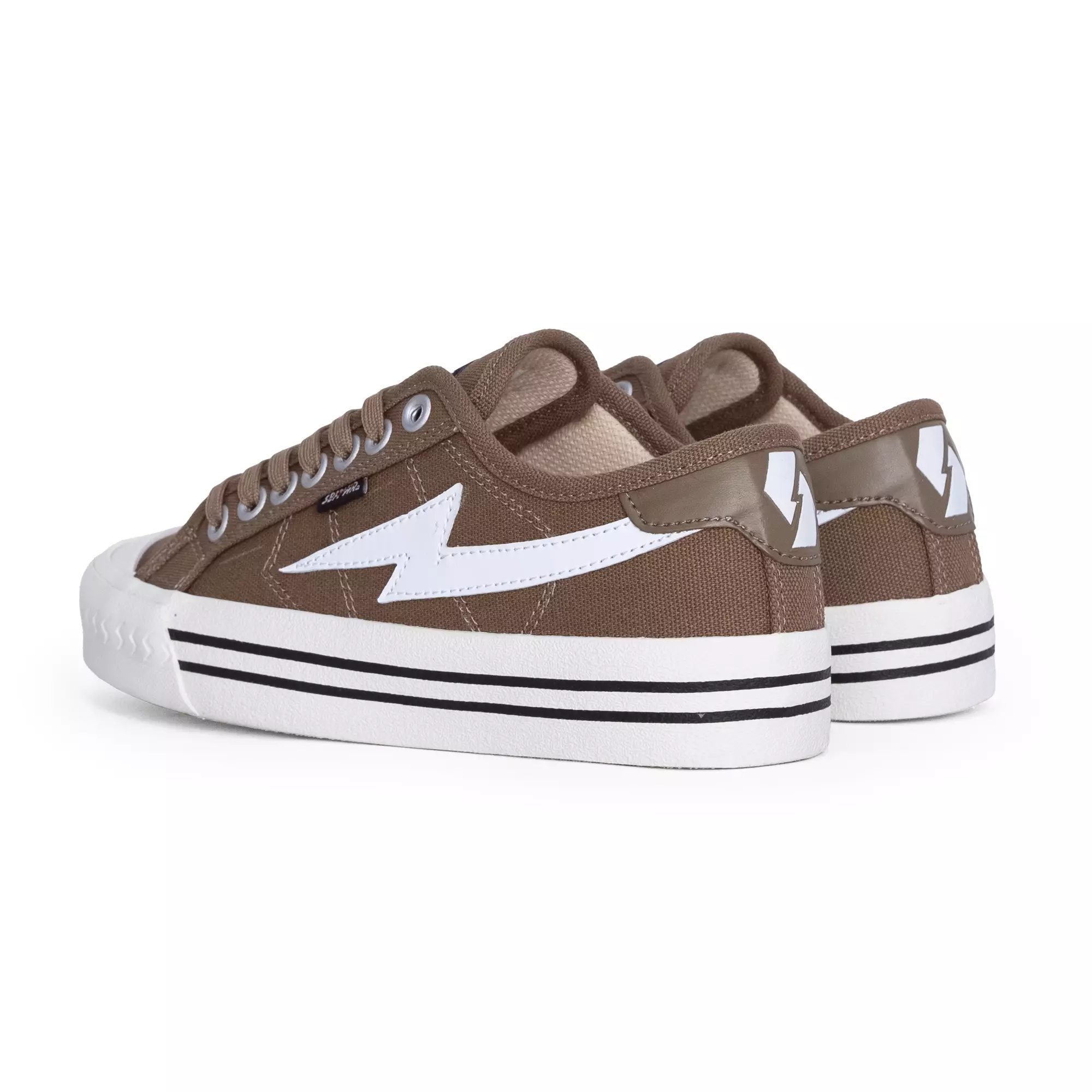 SABA Titan Brown - Sepatu Sneakers Casual Pria Wanita