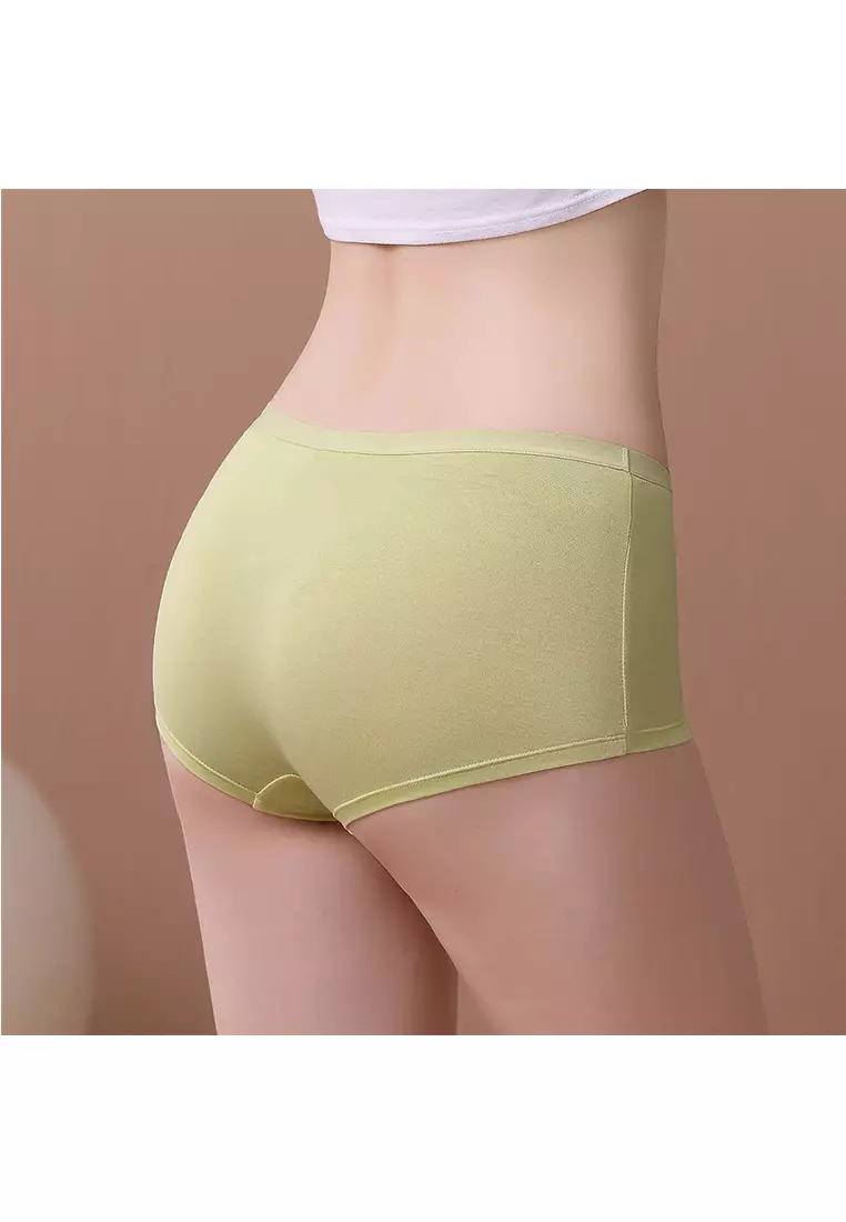 Panty Pack Natural Bamboo Fiber Women Basic Boxshorts S25-73167MX4