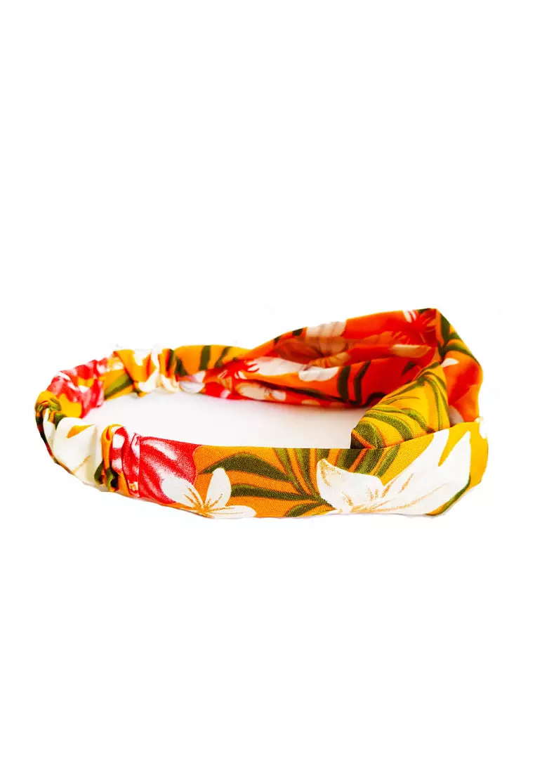 Twisted Headband Fiesta Orange