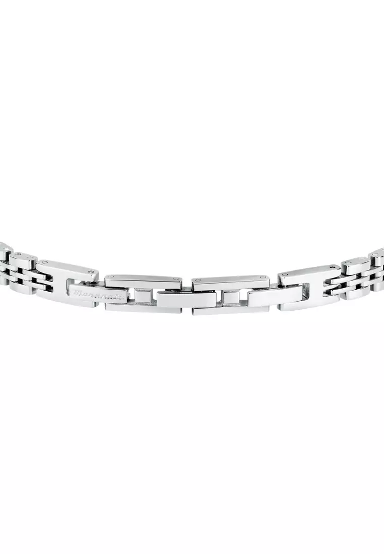 Maserati Jewels 185+30 mm Men's Bracelet, Stainless Steel, JM424AVD65 (Adjustable)