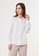 East India Company white Zoey-Long Sleeve Linen Shirt 4734BAA599C6FEGS_2
