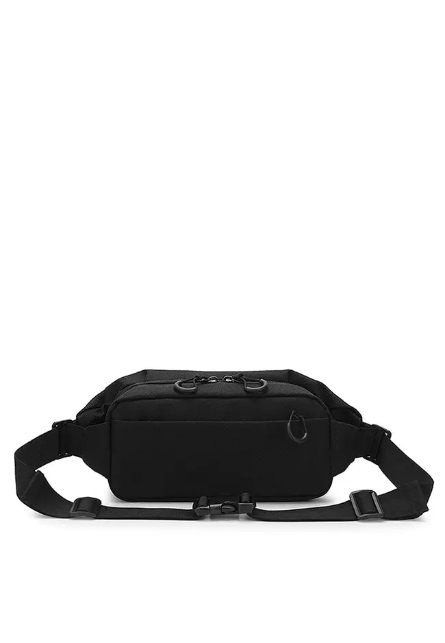 Men's Chest Bag / Sling Bag / Crossbody Bag - Black