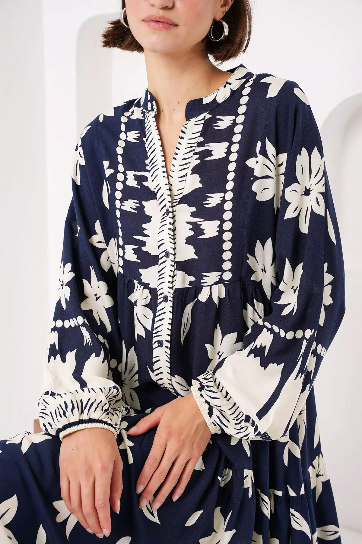 Patterned Maxi Dress