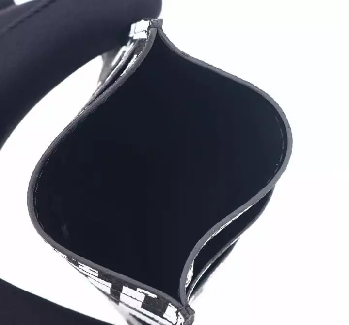 Longchamp Card Case Lgp White Black