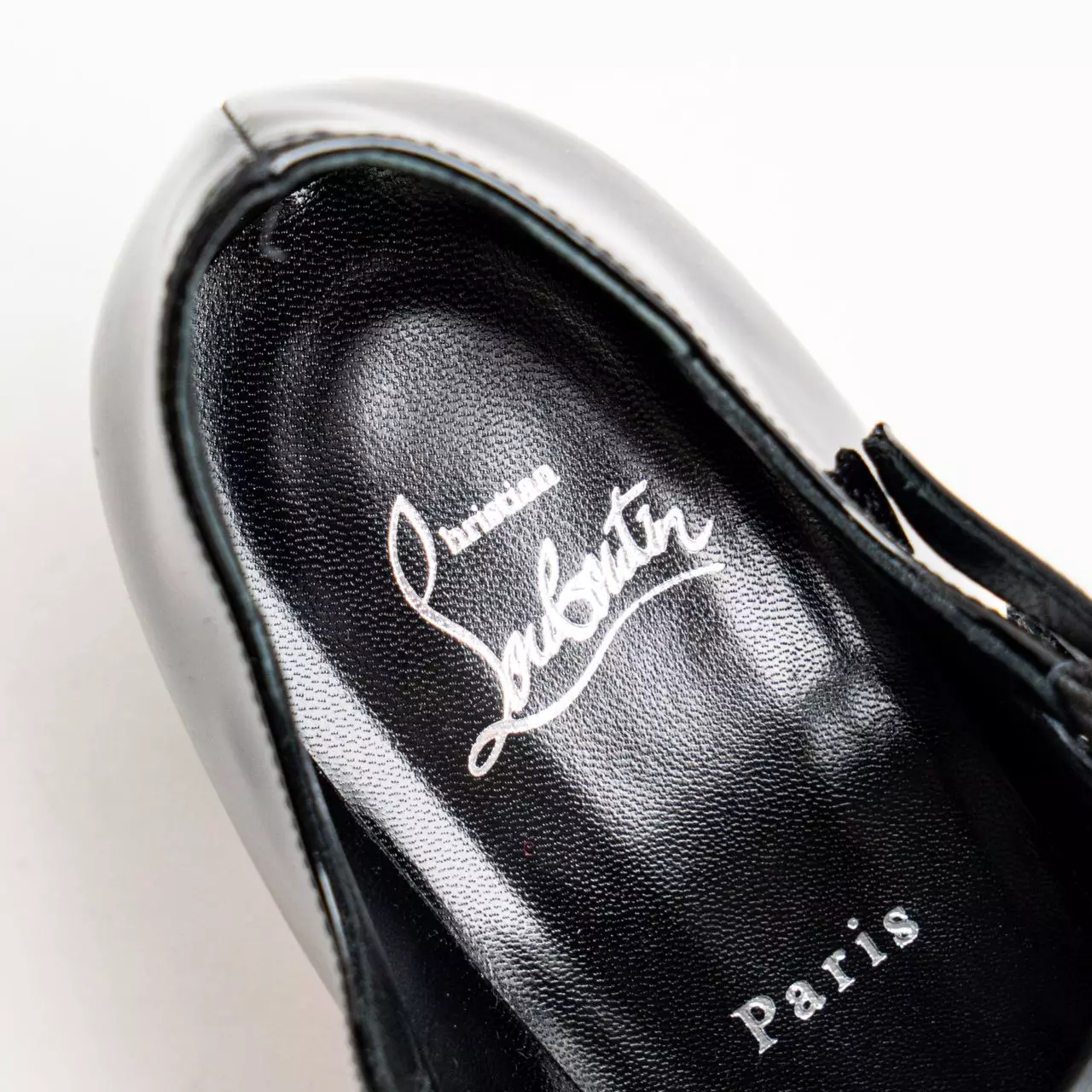 Miss Jane 55 Patent Calf Mary Janes Pumps Black