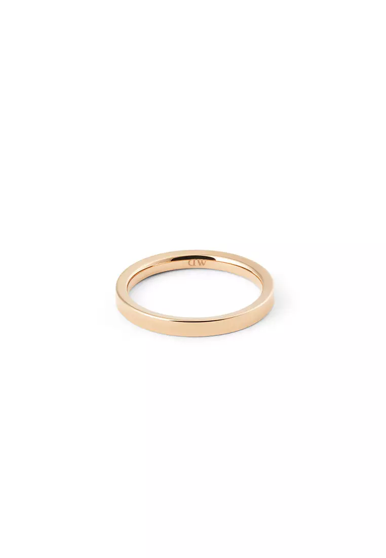 Line Ring Polished Rose Gold 2.5mm - Unisex Ring for women and men stainless steel Ring DW Official Authentic Original Cincin perempuan lelaki DW