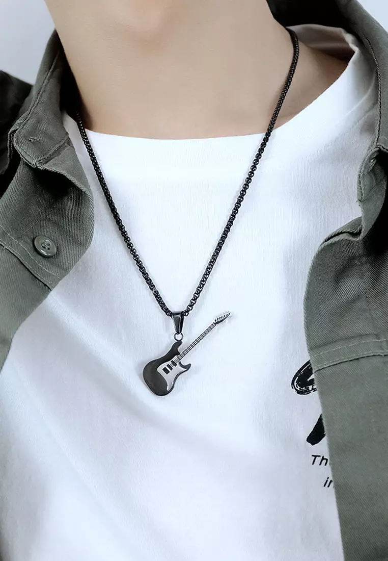 Trendyshop Guitar Pendant Necklace 2025 | Buy Trendyshop