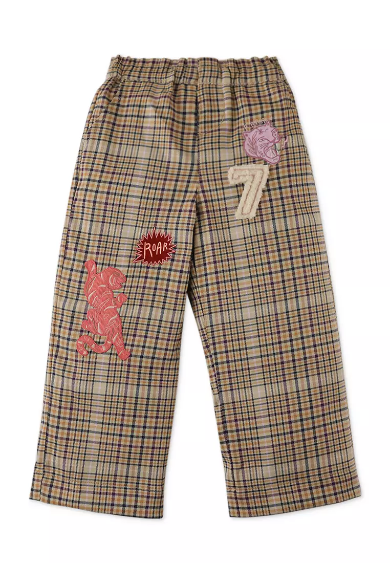 Multi Plaid Pull On