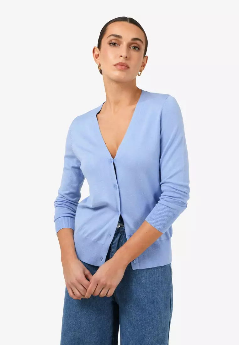 Nicolette V-Neck Knit Cardigan