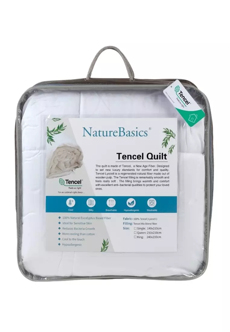 Buy NATURE BASICS Nature Basics Tencel Quilt 2024 Online ZALORA