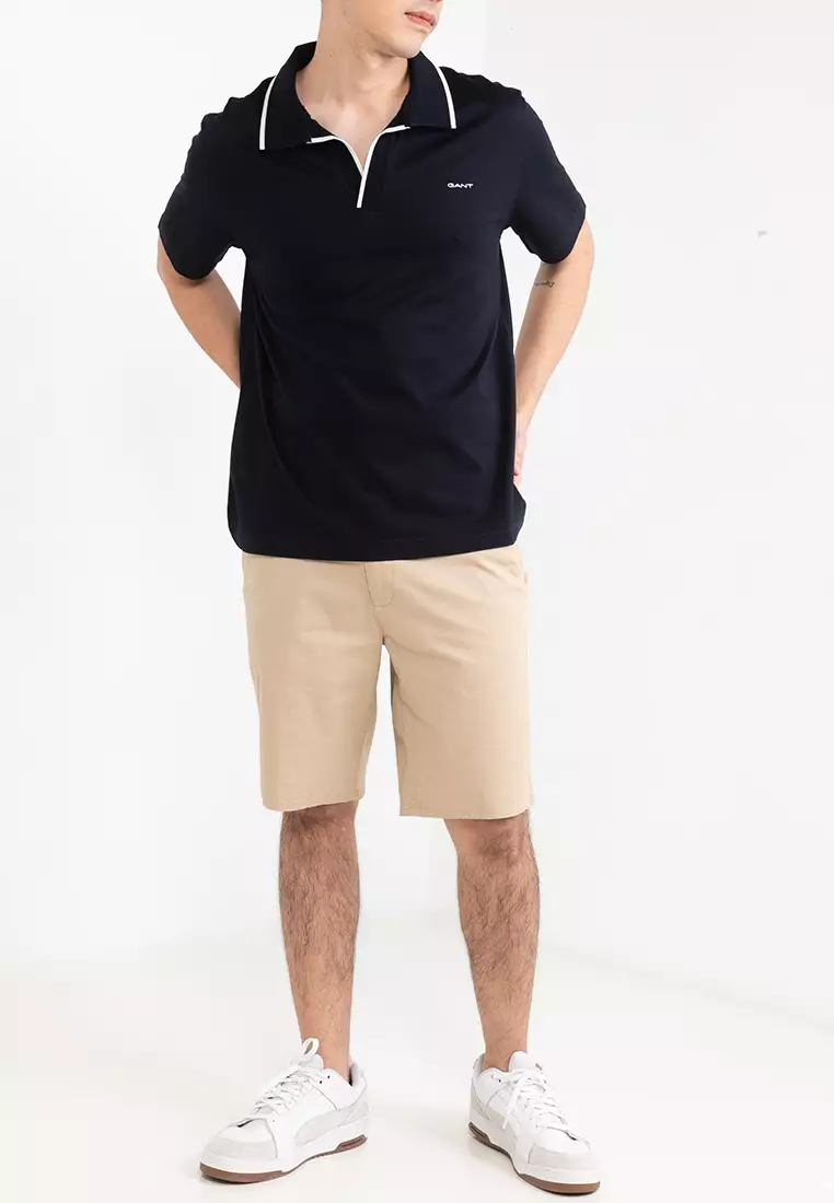 Tipping Collar Polo Shirt