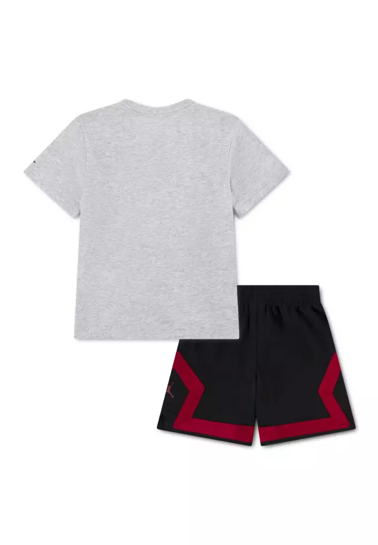 Boys 2-Piece MJ Dynasty Patch T-Shirt & Shorts Set (Little Kids)