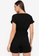 ZALORA WORK black 100% Recycled Polyester Wrap Playsuit 09C40AA600176CGS_2