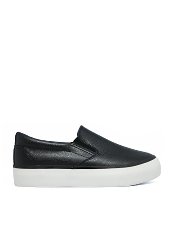 Twenty Eight Shoes black and white Black Slip-on 6831 TW446SH18FWBHK_1