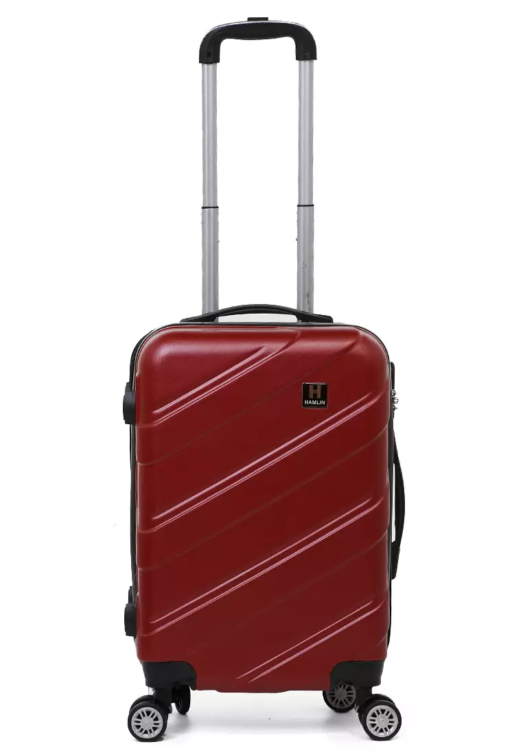 Carlton Koper Hardcase Unisex Size 20Inch Suitcase Combination Lock Large Compartment Material ABS+PVC Coated ORIGINAL - Red
