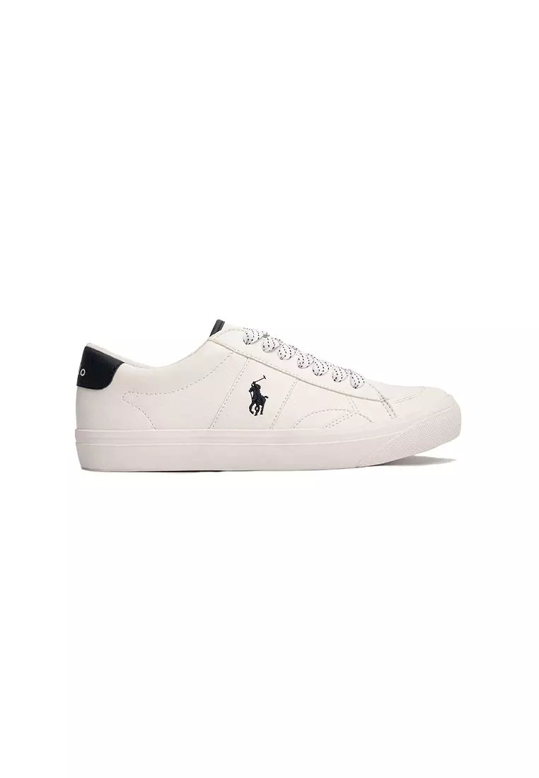 Discount on Polo Ralph Lauren  shoes - SKU: Ryley Sneaker - White/Navy (564111)