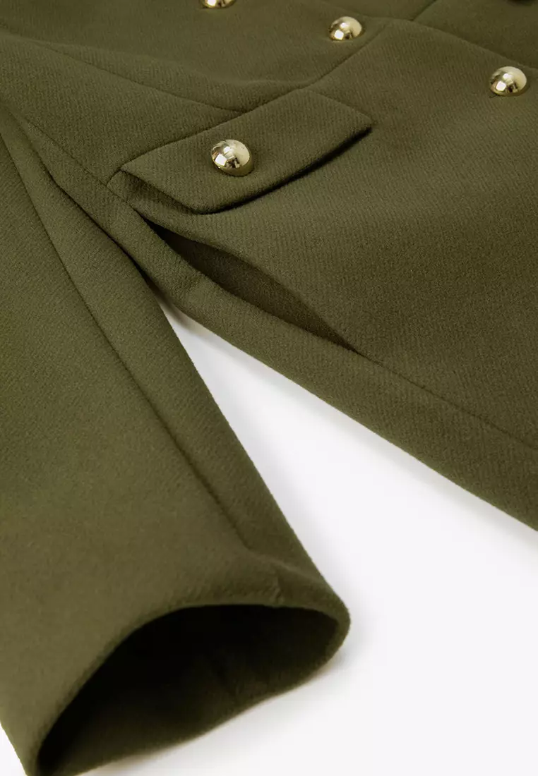 Gold Buttoned Kase Coat