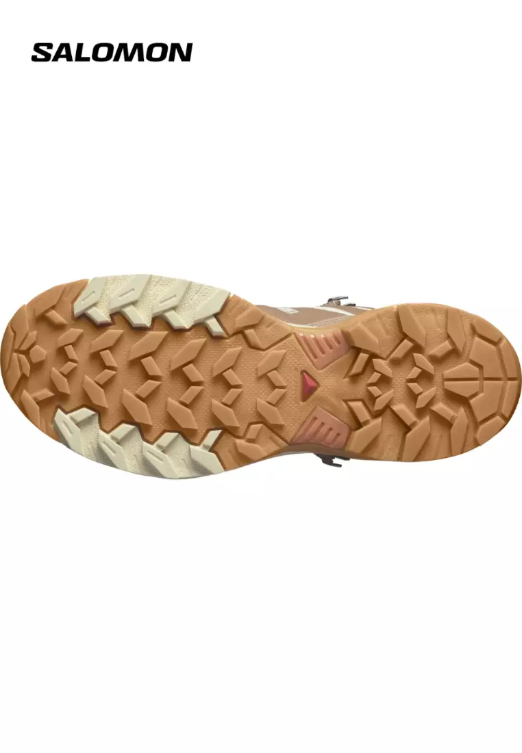 X ULTRA 360 EDGE MID GTX Women Outdoor Shoes in Shortbread / Raw Umber / Prairie Sunset