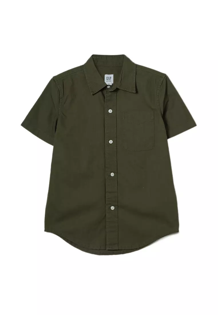 Buy GAP Short Sleeve Poplin Shirt 2024 Online ZALORA Singapore