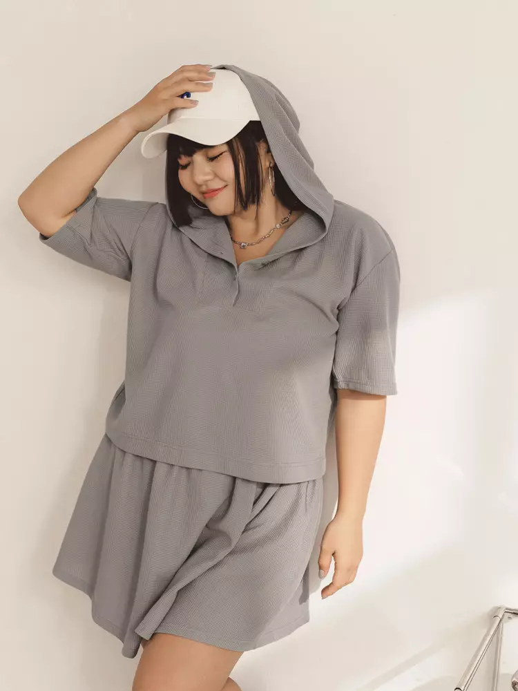 Grey Hoodie Half Hoodie T Shirt Two And A Half Men T-shirt