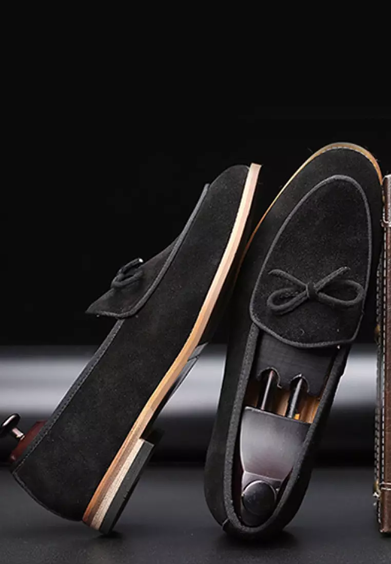 VANSA Cow Suede Loafers  VSM-C3322