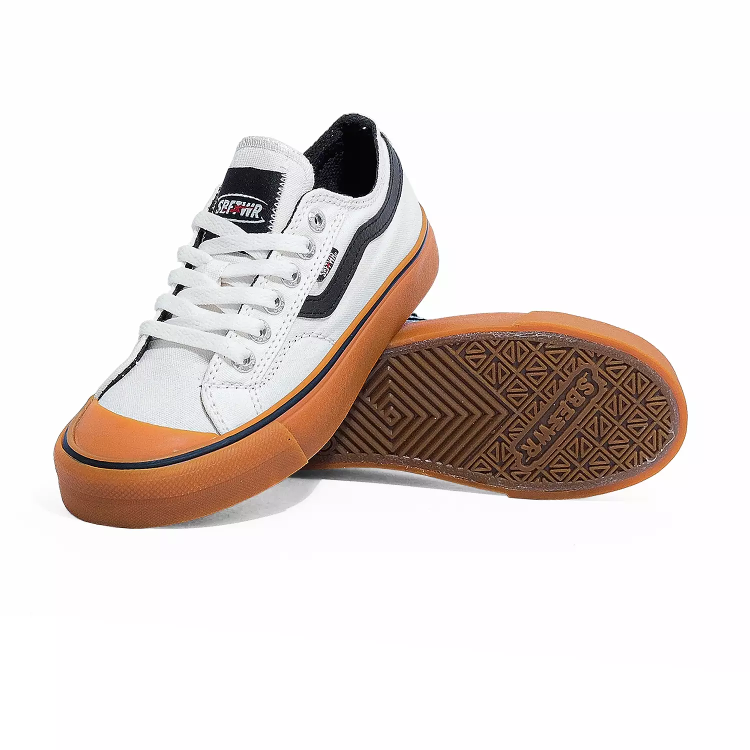 SABA Veloz Low Off White Gum - Sepatu Sneakers Casual Pria Wanita