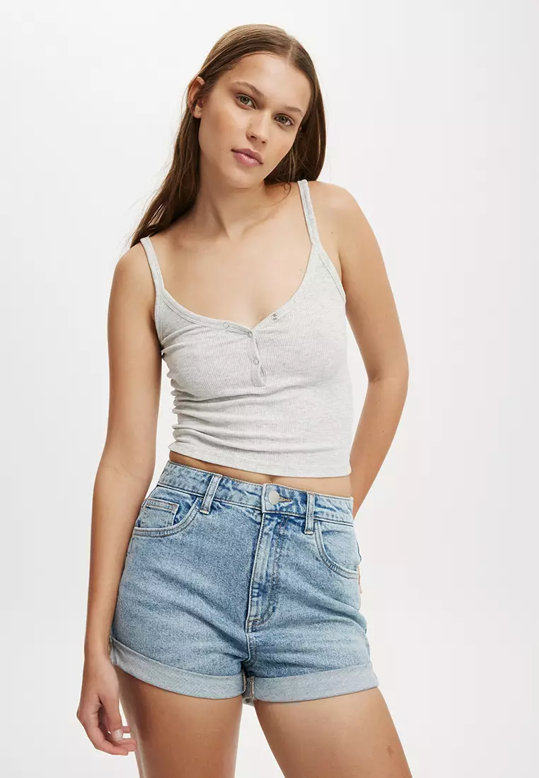 NEAT SILK DENIM OVERALL SHORTS NEAT SILK DENIM OVERALL SHORTS
