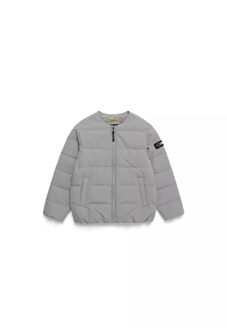 関税込☆National Geographic W's Heron U-neck DuckDown Jumper W) National Geographic Heron U Neck Lightweight Duck Down