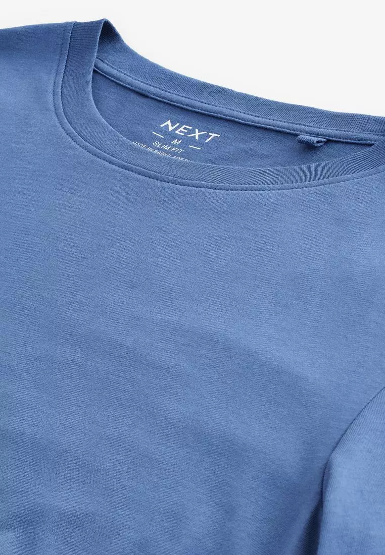 Essential Crew Neck Cotton T-Shirt Slim Fit