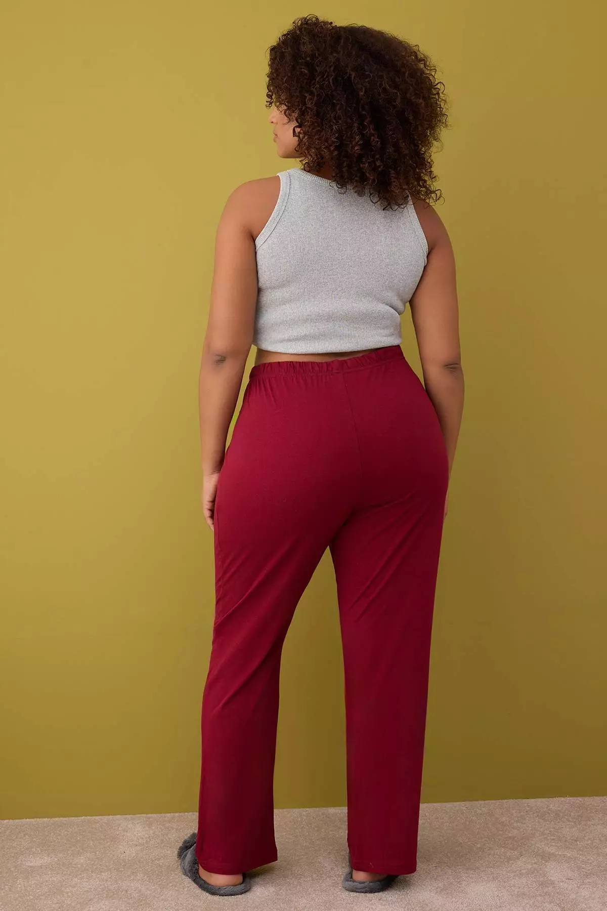 Red-Multi Color 2 Pack Knitted Pajama Bottoms Tbbaw26Ia00003