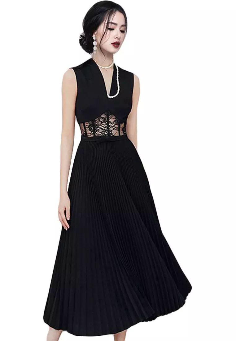 One piece hot sale dress stitching