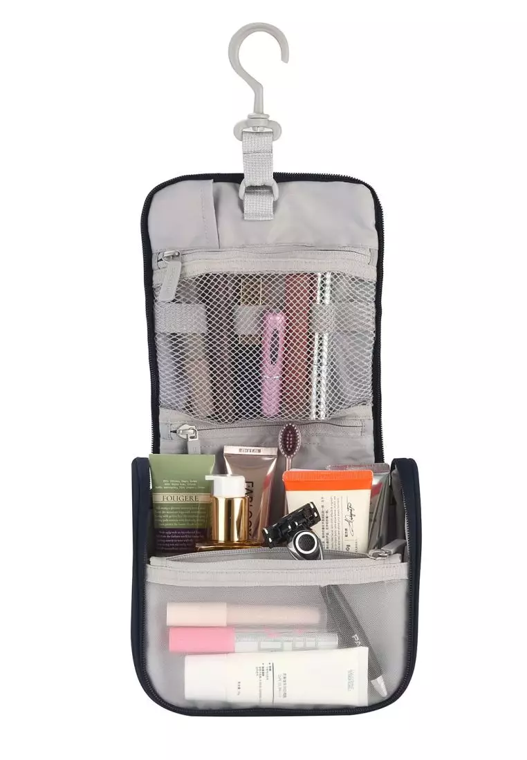 Crossing Waterproof Ripstop Nylon Hanging Toiletry Kit - Navy