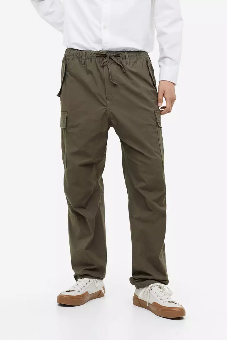 Regular Fit Ripstop cargo trousers